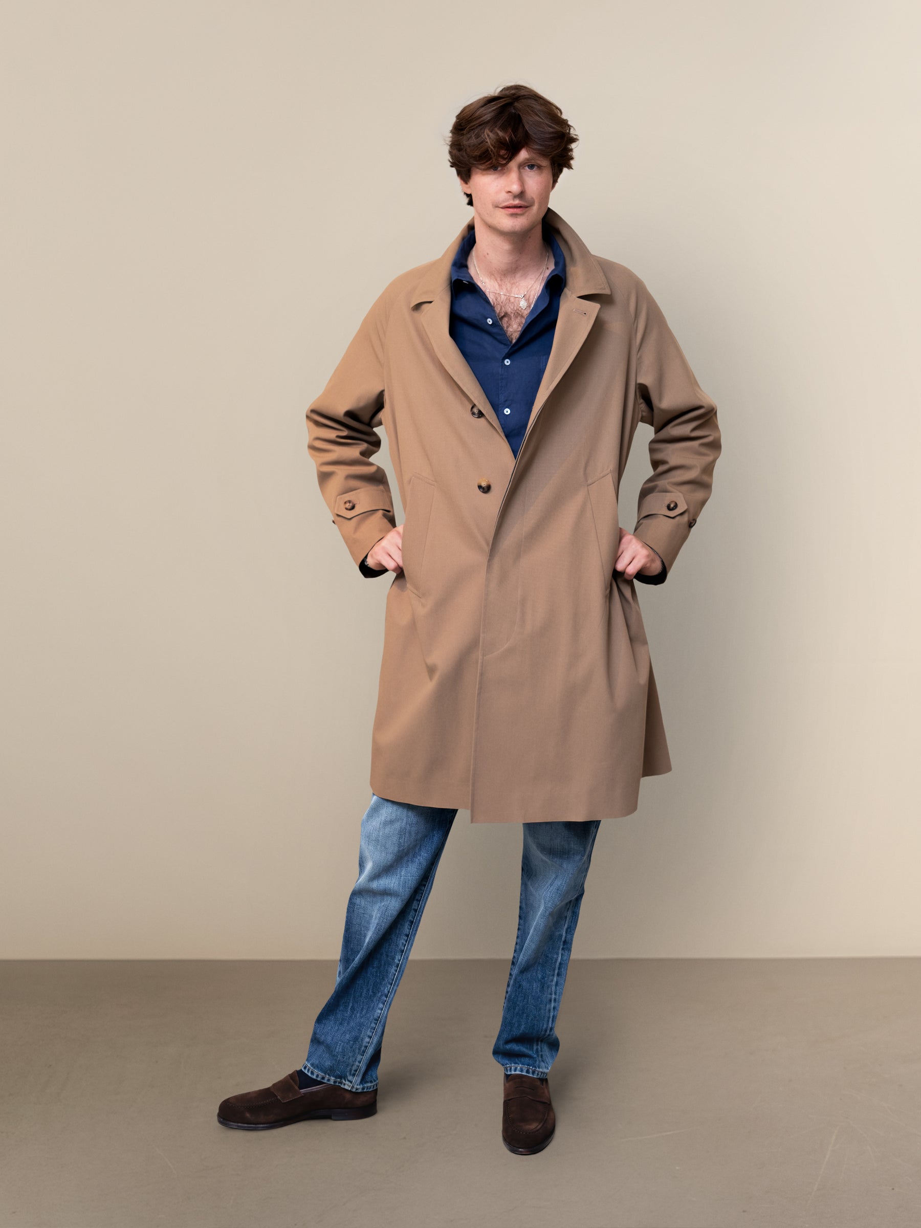 British Tan Raincoat