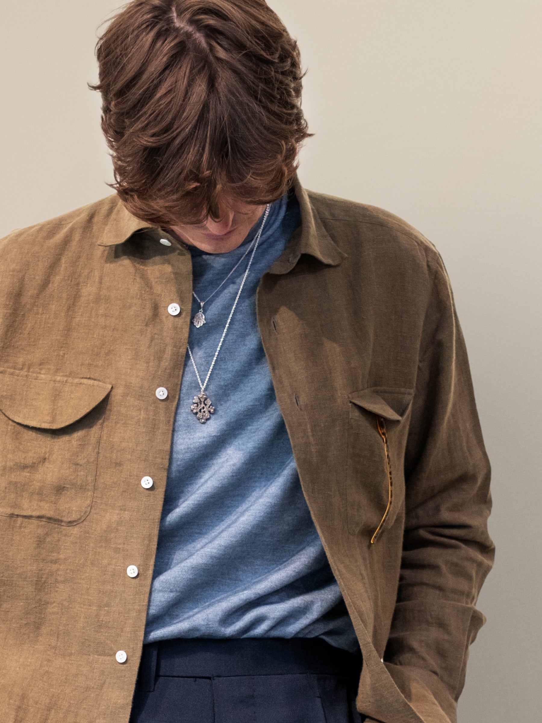 4.0 Sky Blue Cashmere Knit