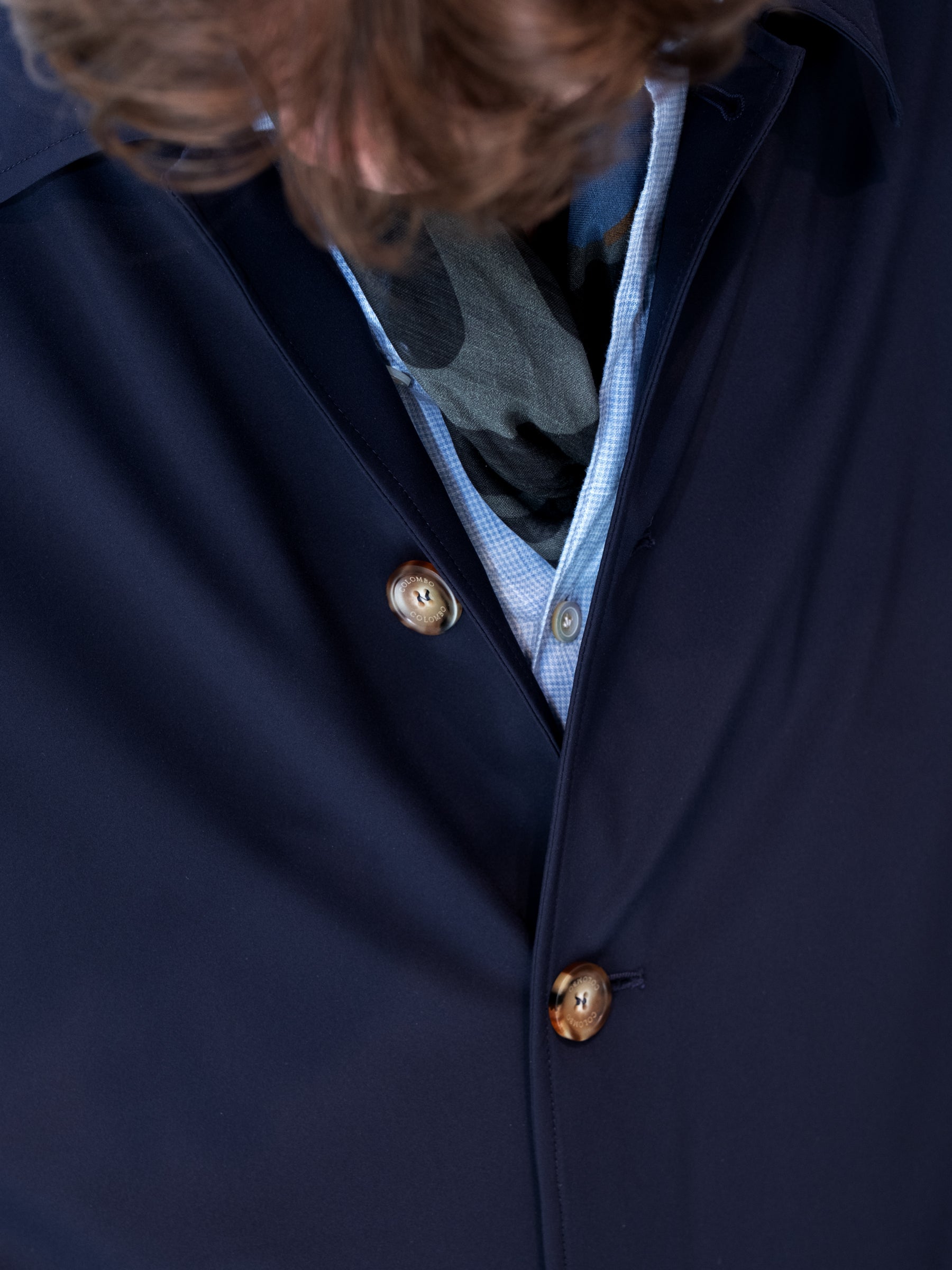 Navy Raincoat