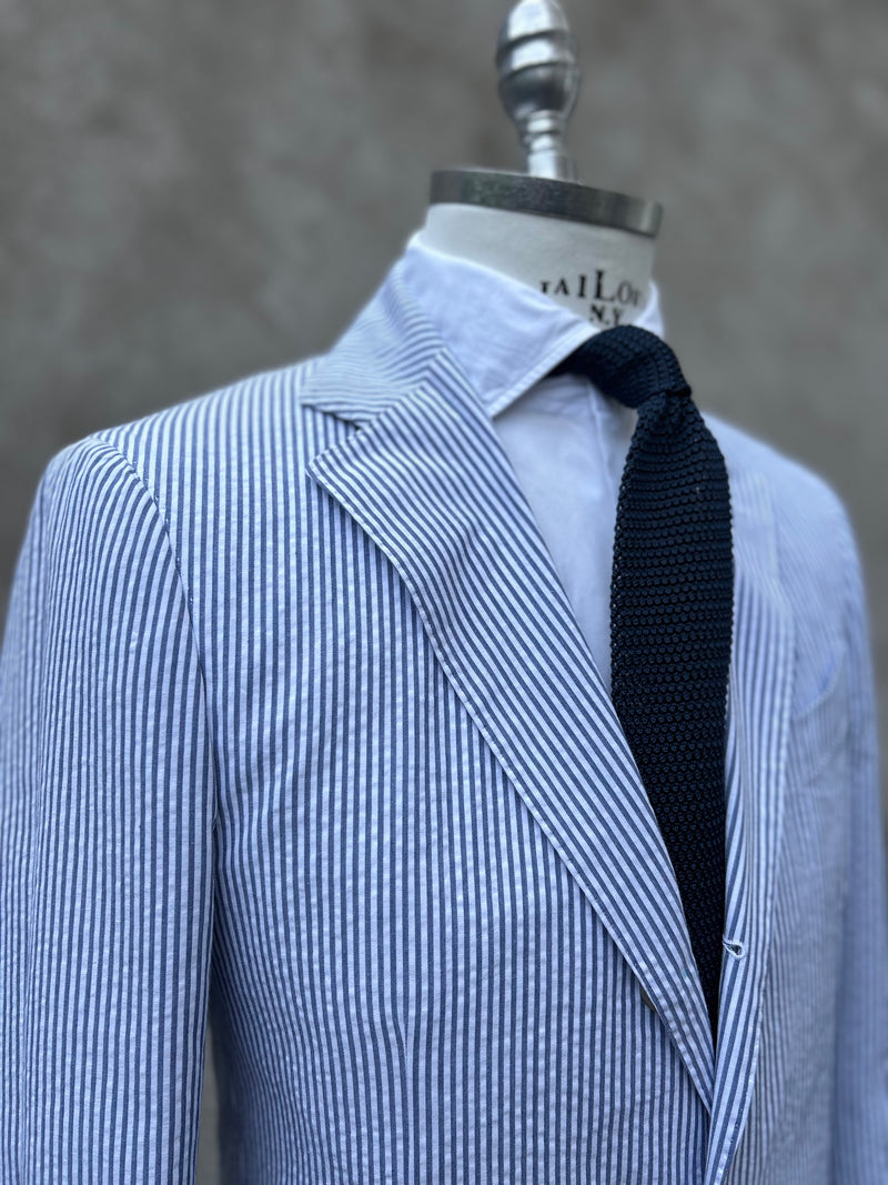 Lardini Suit Seersucker – Garodkin